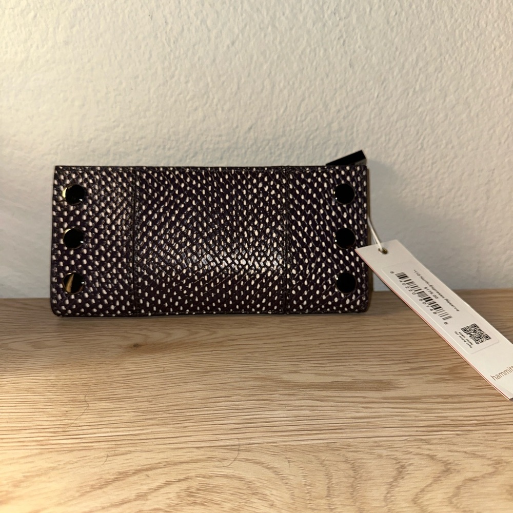 Hammitt 110 North Espresso Reserve Bifold Wallet. NWT
